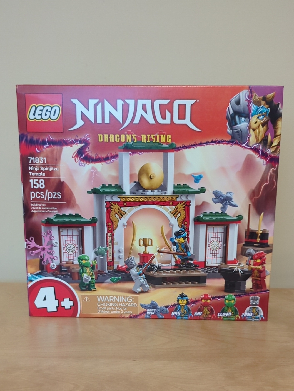 Lego Ninjago Dragons Rising Temple Playset - Red, Green, Gold, White